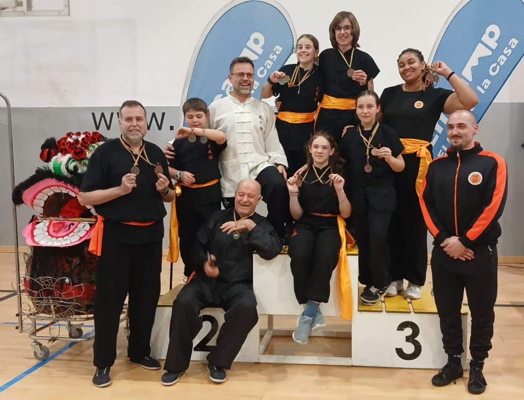 Gran éxito de la Escuela de Artes Marciales Tin Sing Kwun en el Campeonato de Encamp  (Andorra)